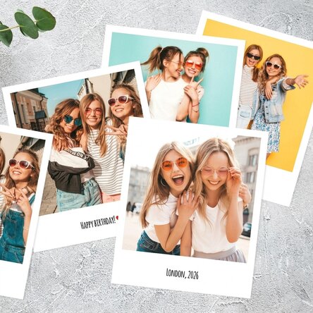 Stampa foto - set da 8 pezzi in formato Polaroid 10x12 cm