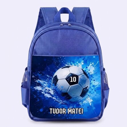 Zaino scolastico personalizzato con scritta - Calcio