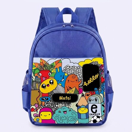 Zaino scolastico personalizzato con nome