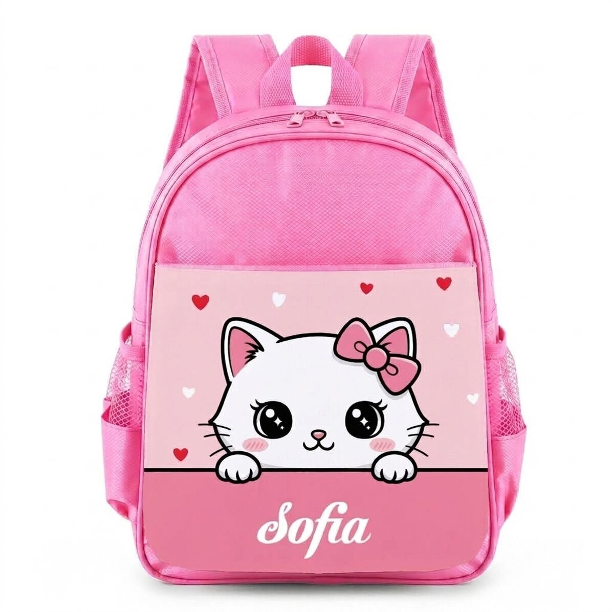 Zaino scolastico personalizzato con nome - Gattina