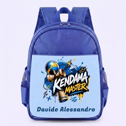 Zaino scolastico personalizzato con scritta - Kendama