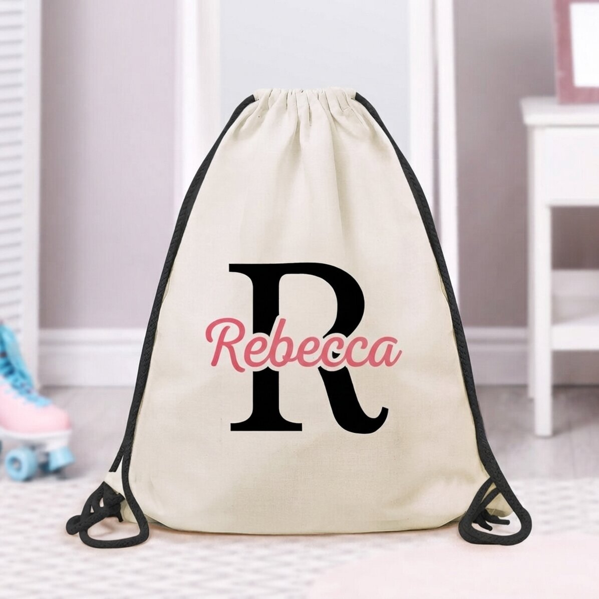 Zaino personalizzato con nome e iniziale