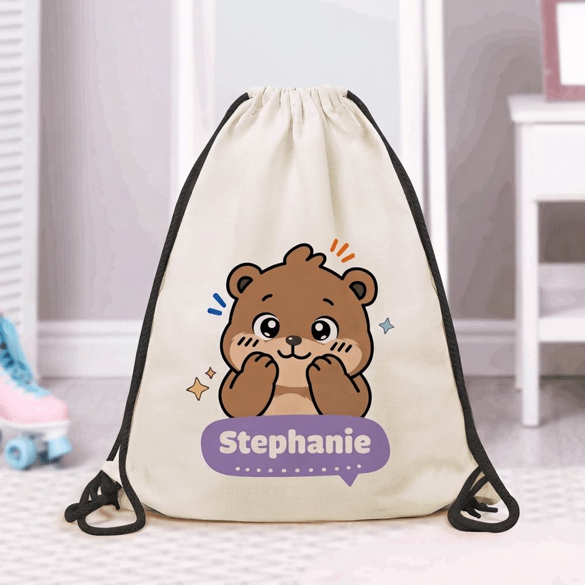 Zaino personalizzato con nome - Orsetto