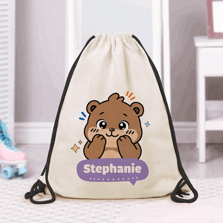 Zaino personalizzato con nome - Orsetto