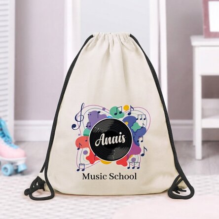 Zaino personalizzato con scritta - Musica