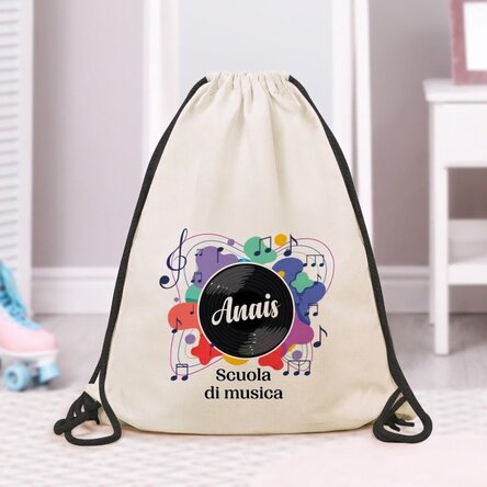 Zaino personalizzato con scritta - Musica