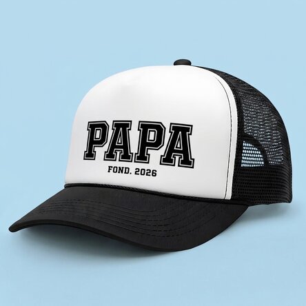 Cappellino personalizzato con scritta - Papà / Mamma