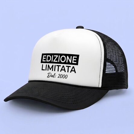 Cappellino personalizzato con messaggio - Edizione limitata