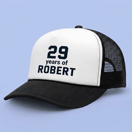 Cappellino personalizzato con numero e nome