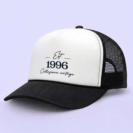 Cappellino personalizzato con scritta - Collezione Vintage