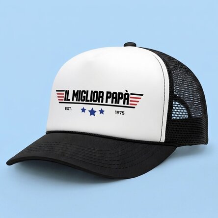 Cappellino personalizzato con scritta - Top Dad