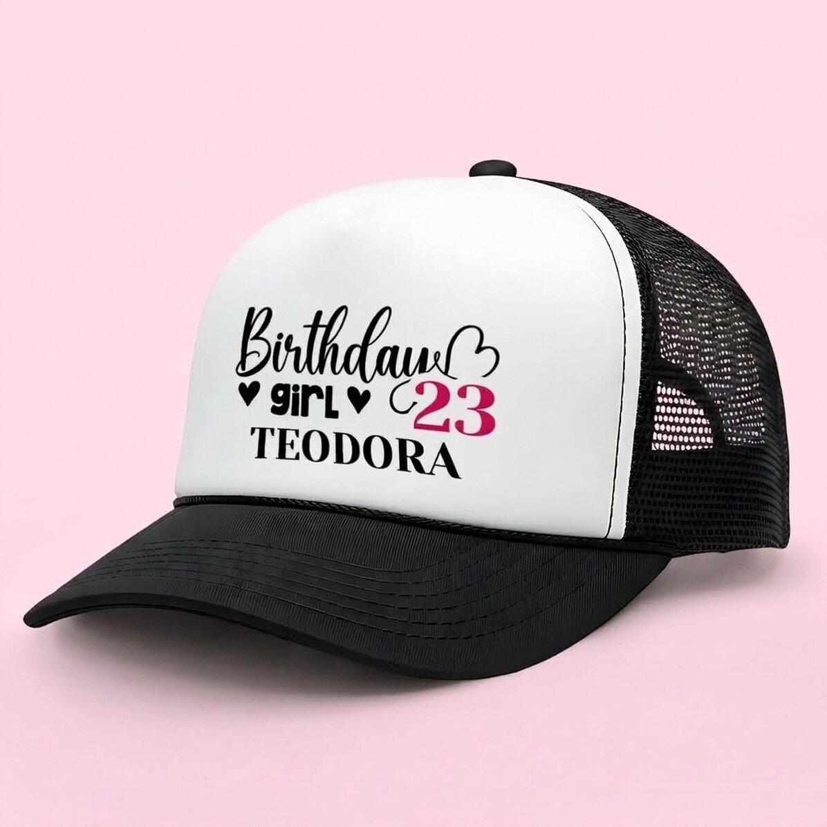 Cappellino personalizzato con scritta - Birthday girl