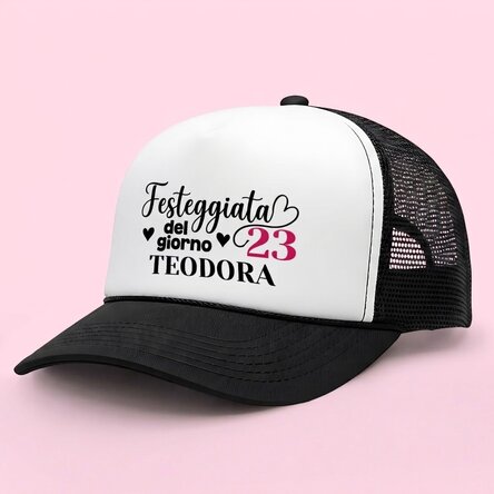 Cappellino personalizzato con scritta - Birthday girl