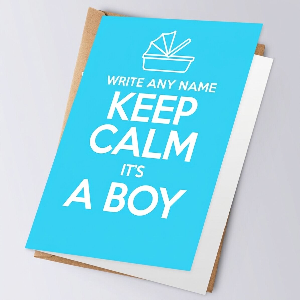 Biglietto di auguri personalizzato - KEEP CALM IT