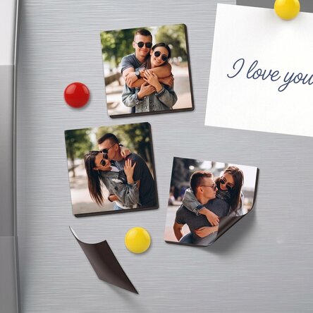 Magneti fotografici - set da 12 pezzi da 6x6 cm