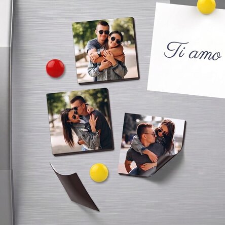 Magneti fotografici - set da 12 pezzi da 6x6 cm