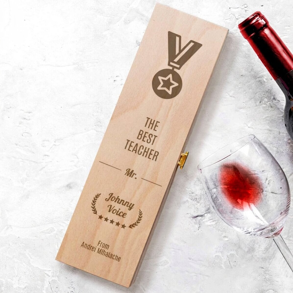 Scatola per vino personalizzata - La più...