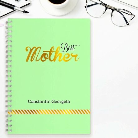 Notebook personalizzato - Best Mother, Green