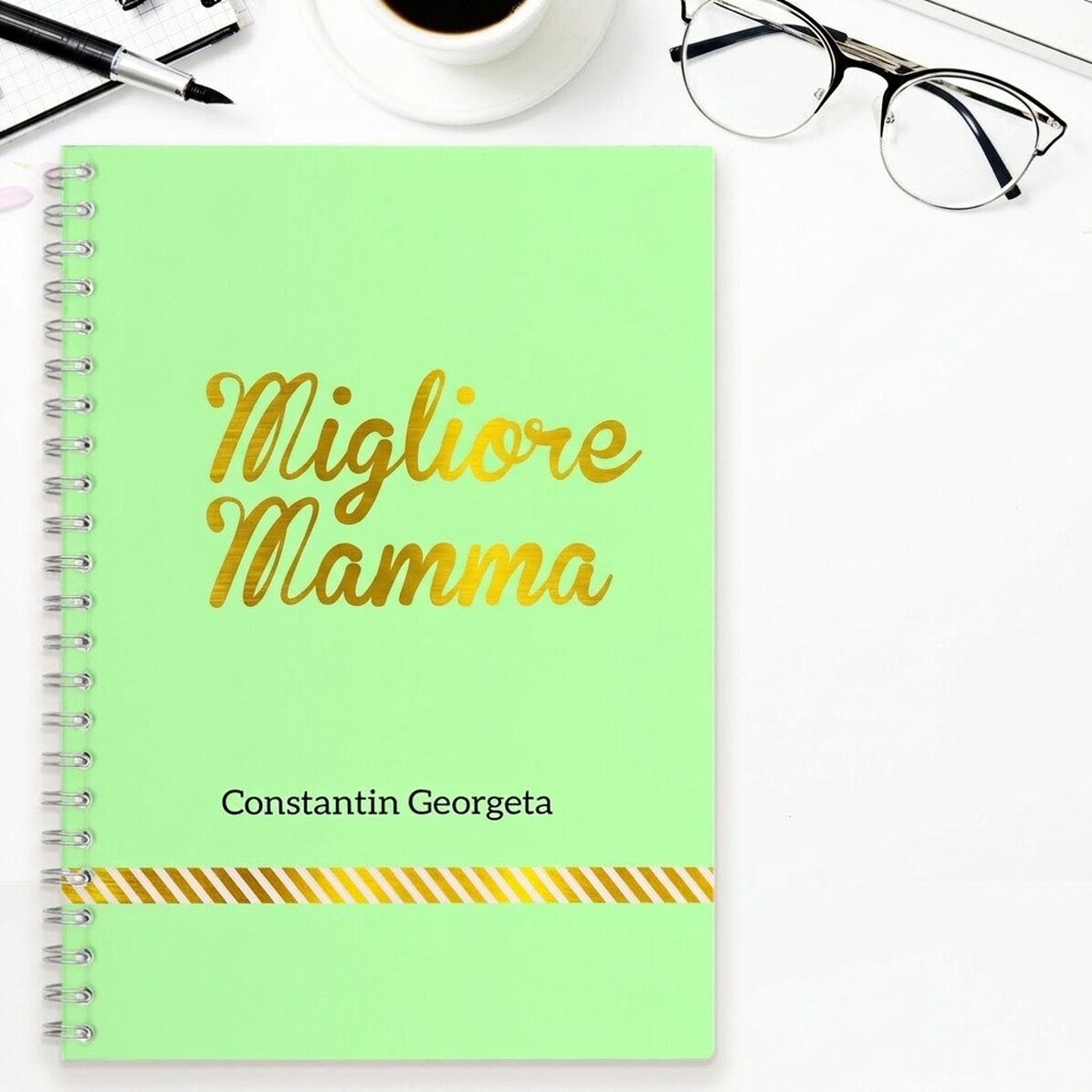 Quaderno personalizzato - Best Mother, Green