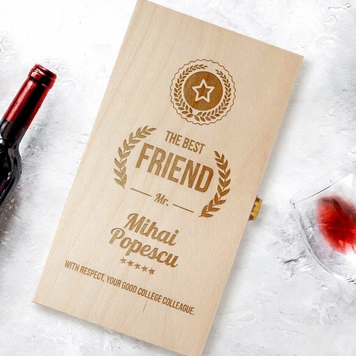 Confezione personalizzata per due bottiglie di vino - La migliore