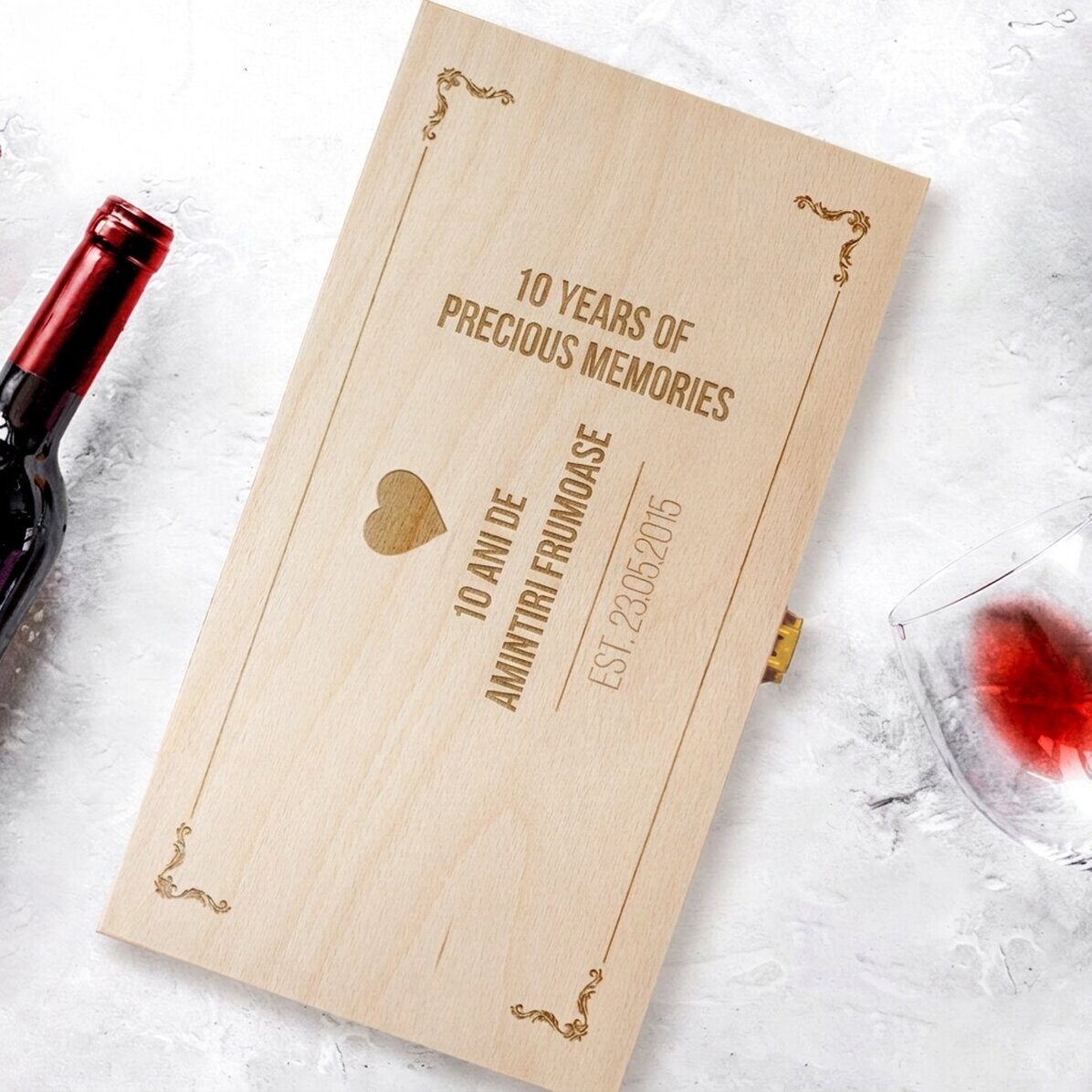 Confezione personalizzata per due bottiglie di vino - Years Of Memories