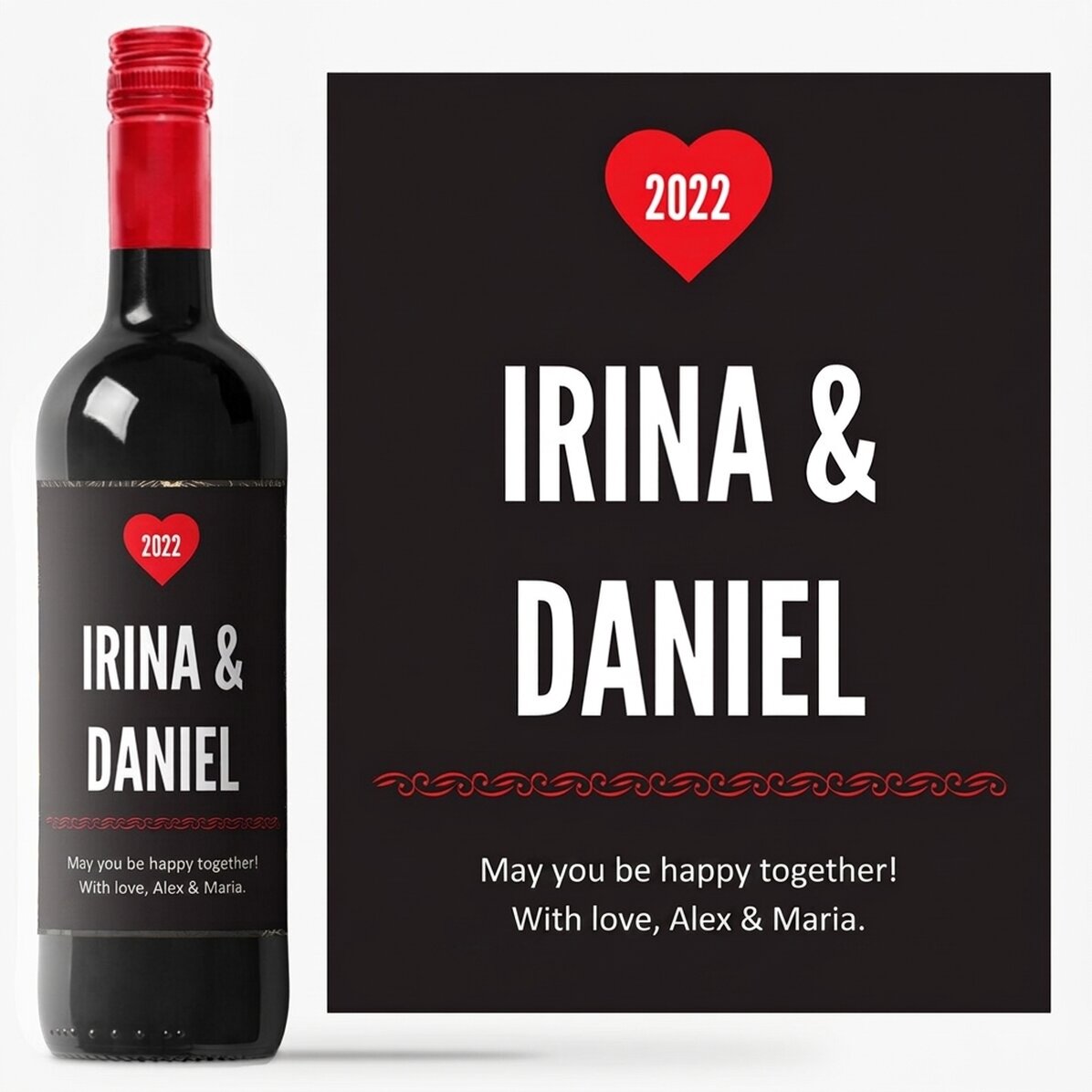 Vino personalizzato dell