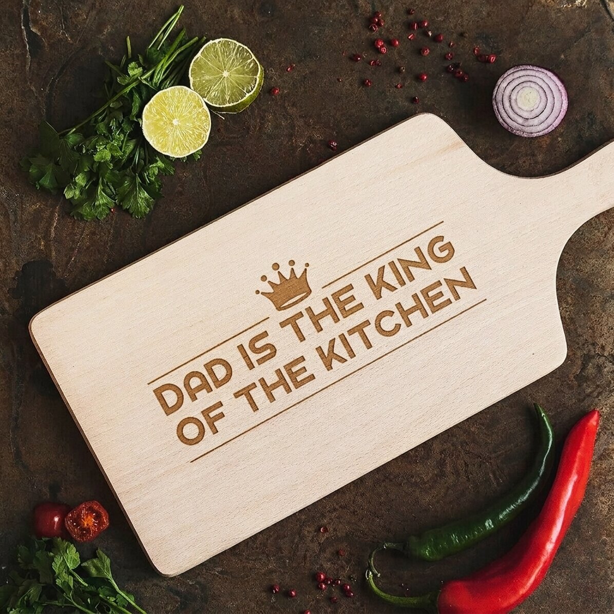 Tagliere personalizzato - The King Of The Kitchen