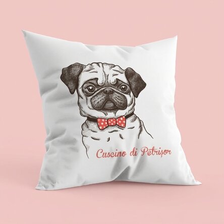 Cuscino personalizzato - Carlino