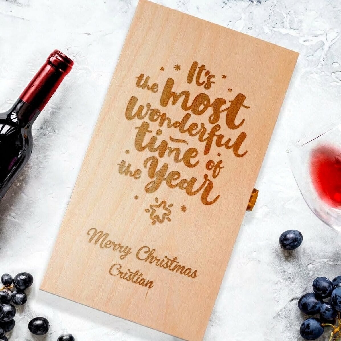 Confezione personalizzata per due bottiglie di vino - È il periodo più bello dell