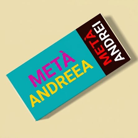 Cioccolato personalizzato - a metà