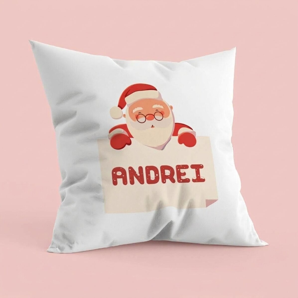 Cuscino personalizzato - Nome per Babbo Natale