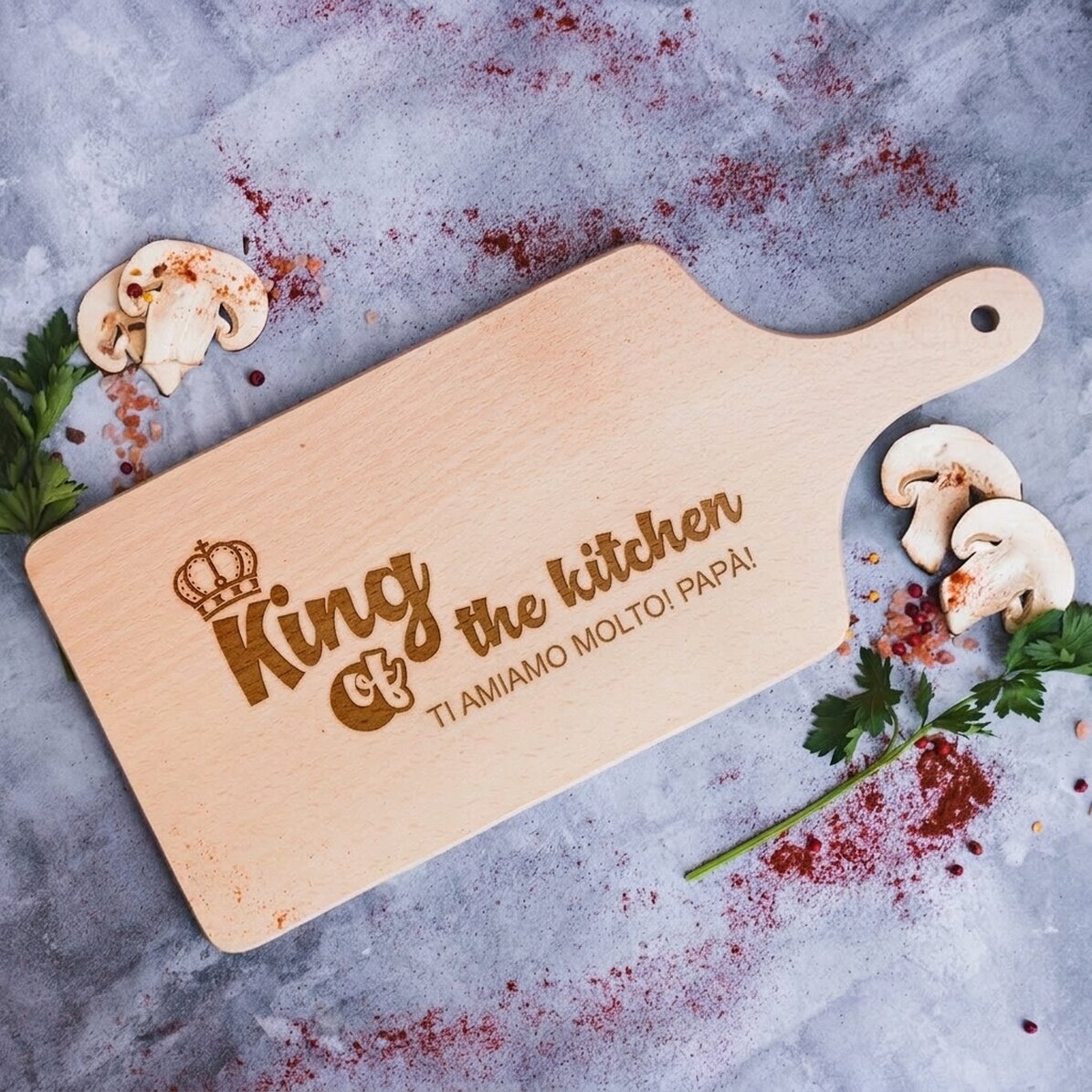 Tagliere personalizzato - King Of The Kitchen