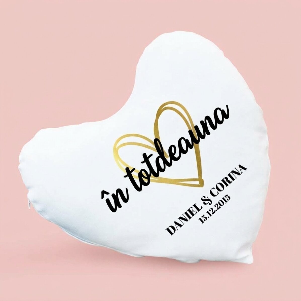 Cuscino personalizzato a forma di cuore - Always