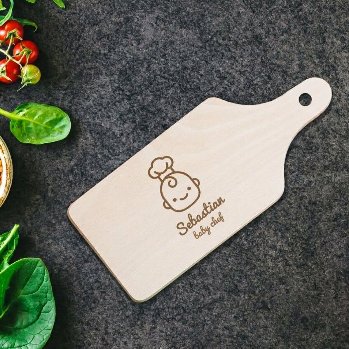 Mini tagliere personalizzato - Baby Chef
