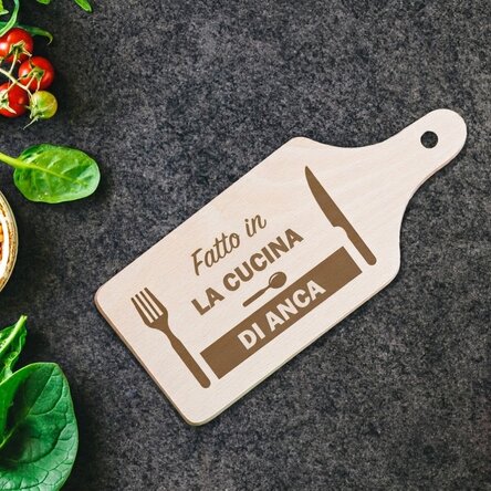 Mini tagliere personalizzato - Realizzato in cucina