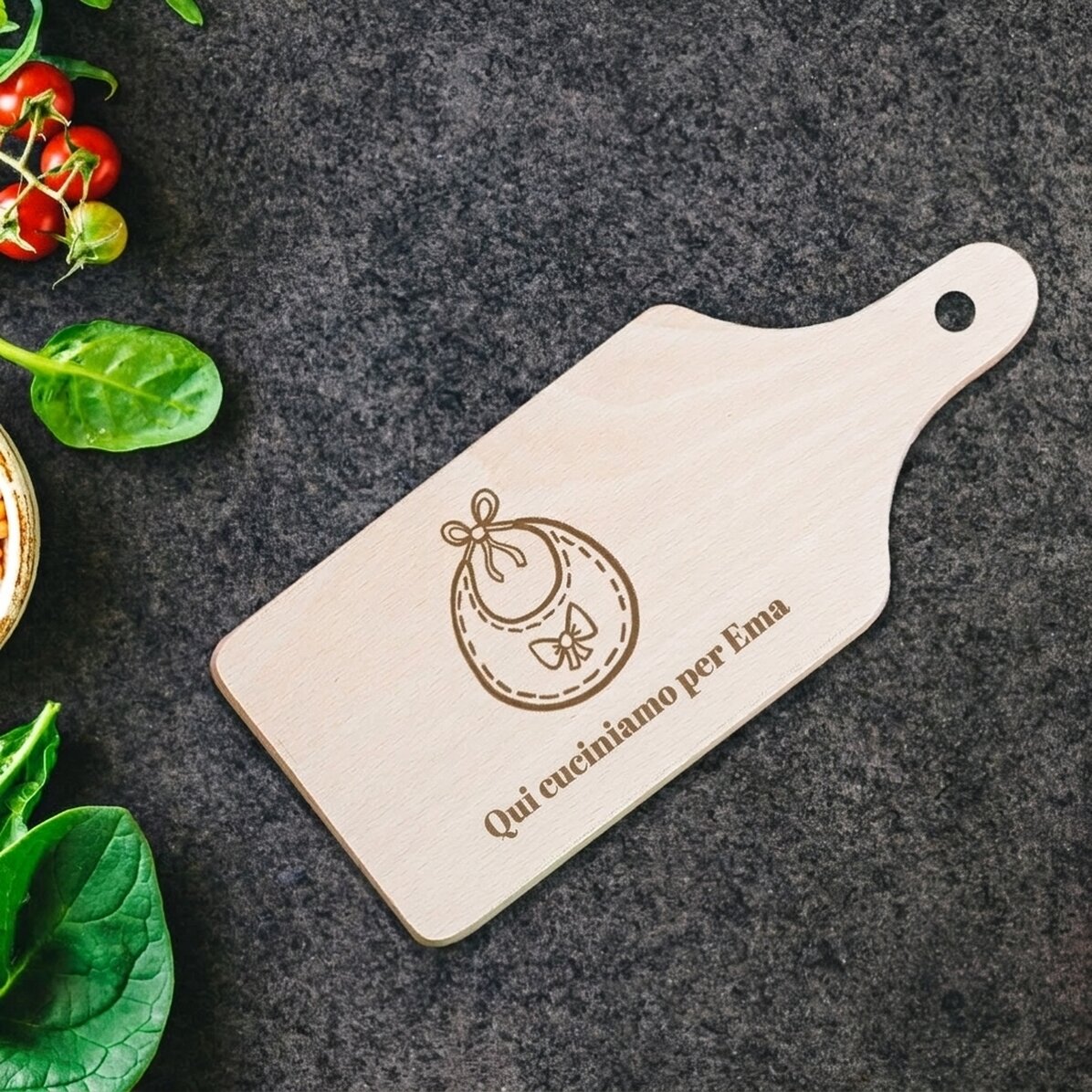 Mini tagliere personalizzato - Bavetica