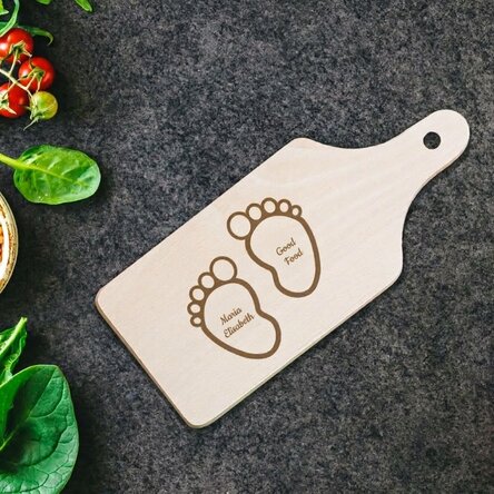 Personalised mini chopping board - Baby