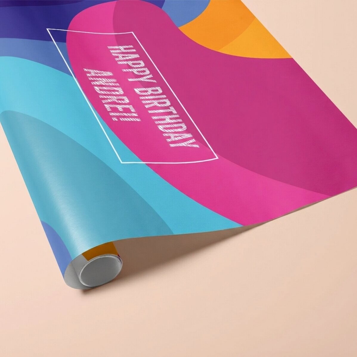 Carta da regalo personalizzata - motivo astratto colorato