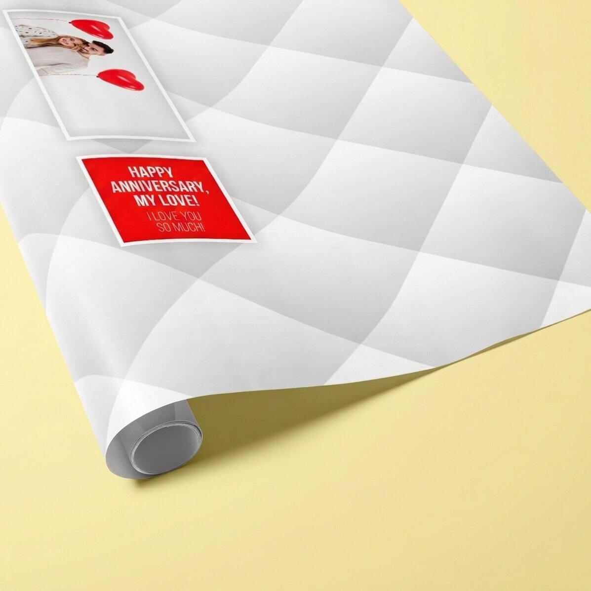 Carta da regalo personalizzata con una foto e un testo