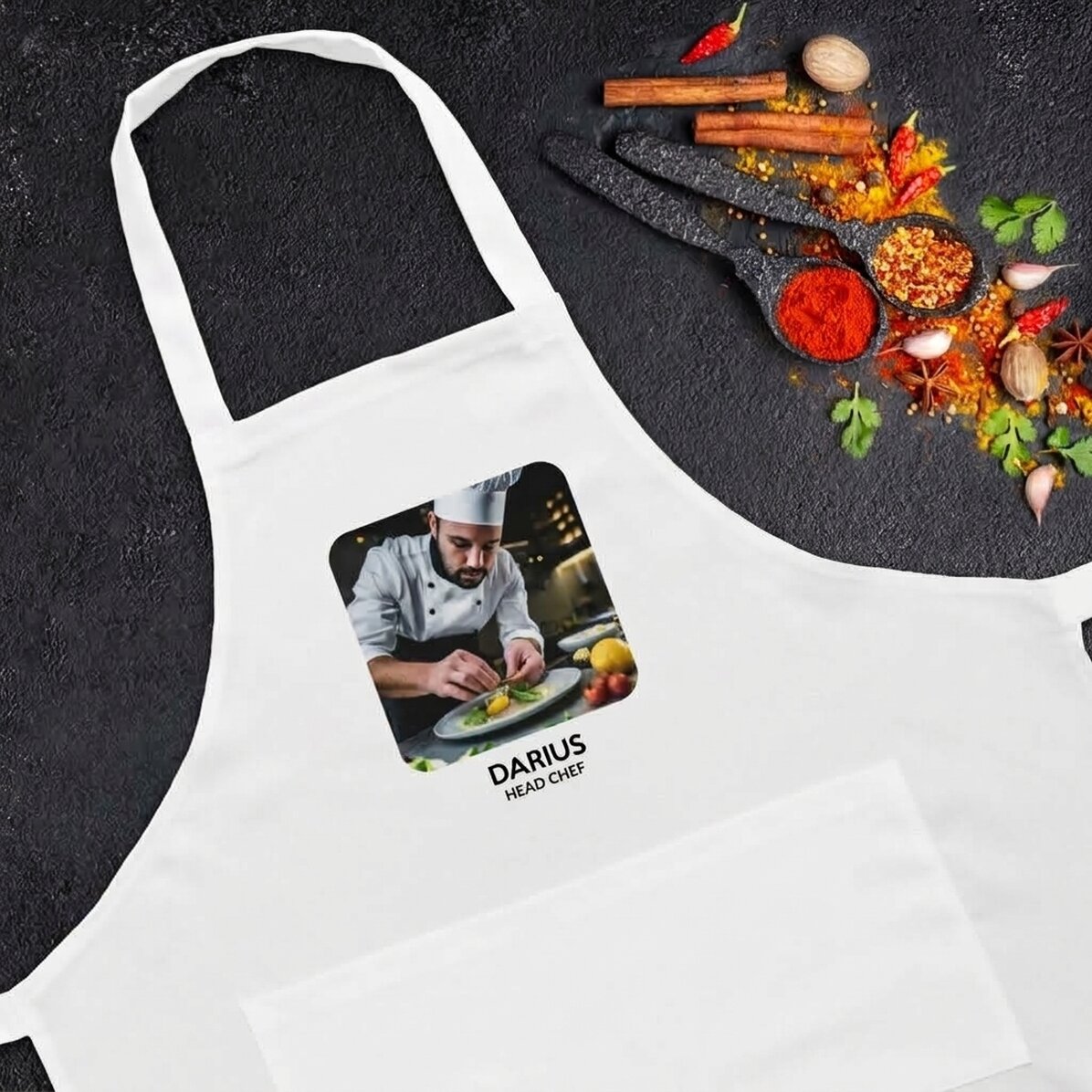 Set personalizzato con una foto e un testo
