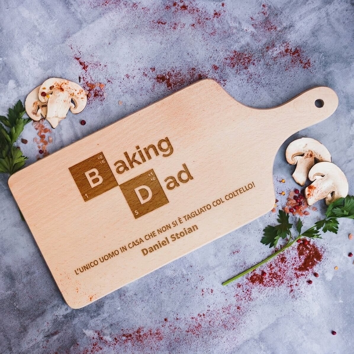 Tagliere personalizzato - Baking Person