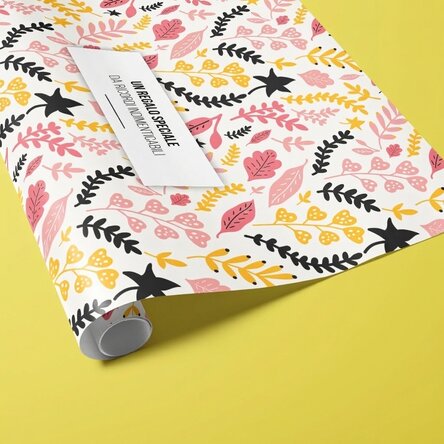 Carta da regalo personalizzata con testo - Fiori d'autunno