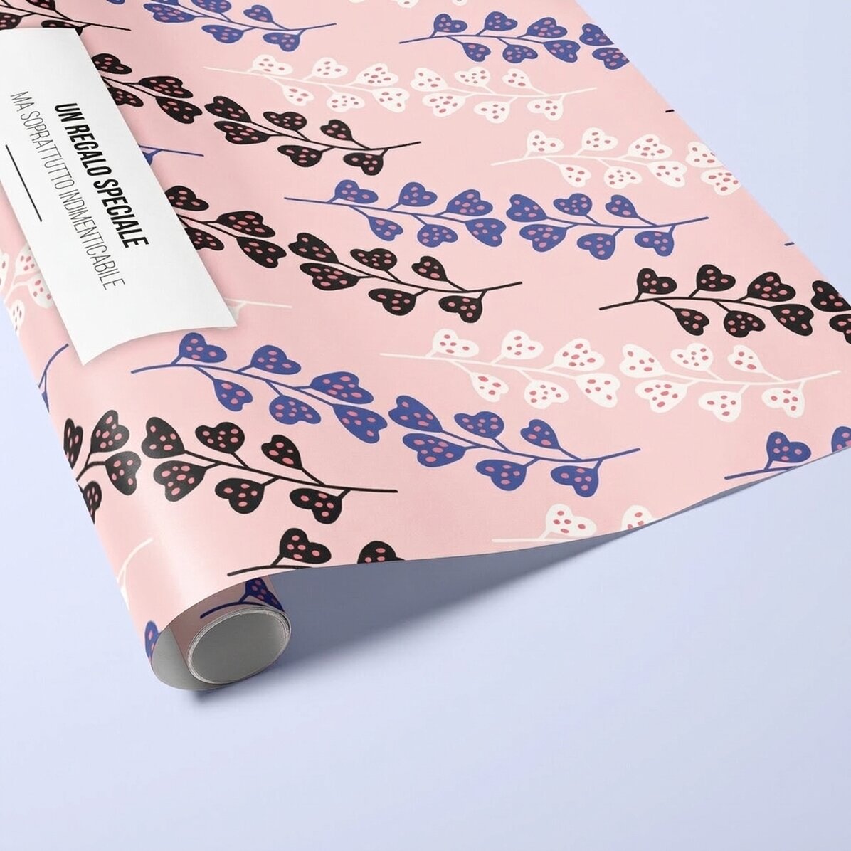 Carta da regalo personalizzata con testo - Foglie