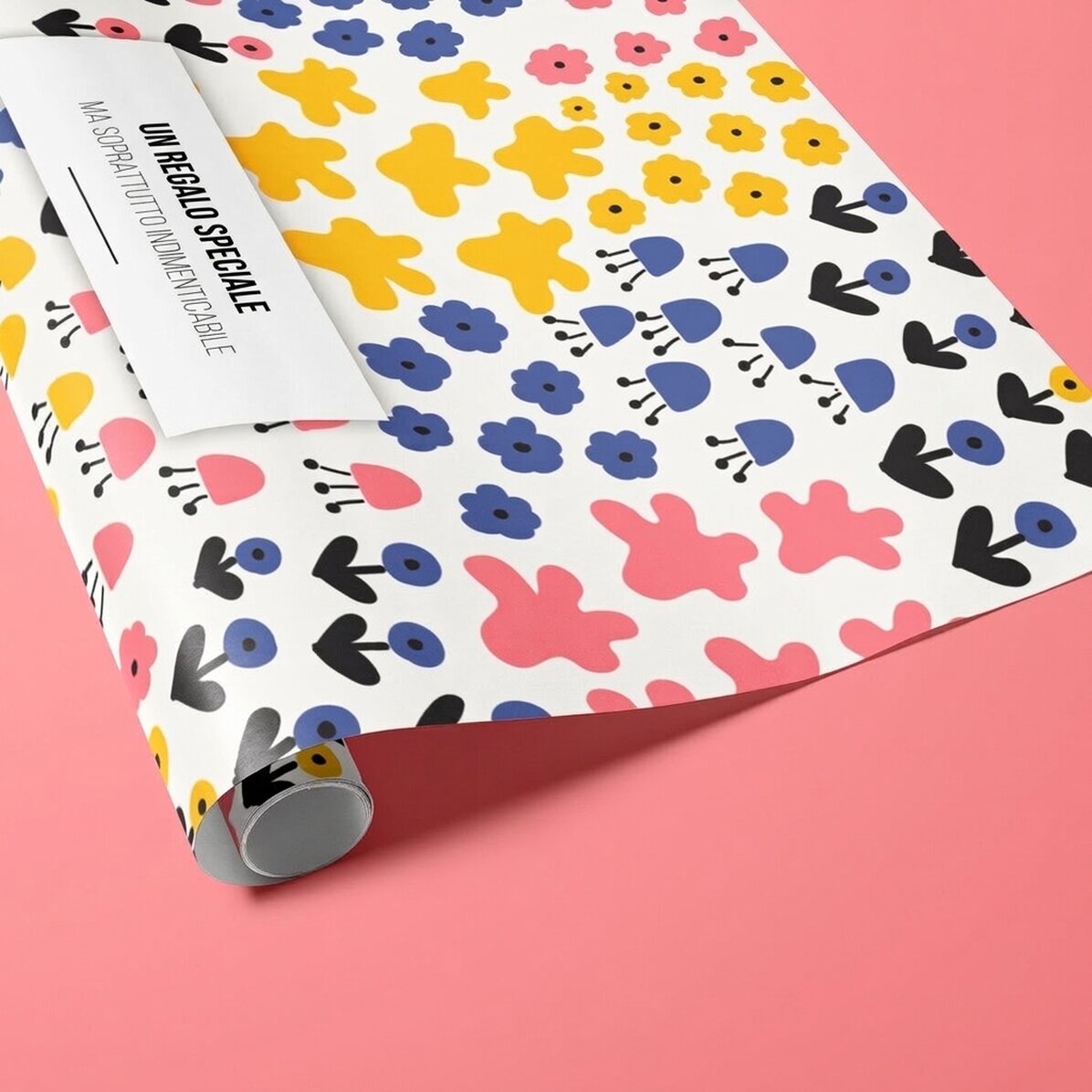 Carta da regalo personalizzata con testo - Modello colorato