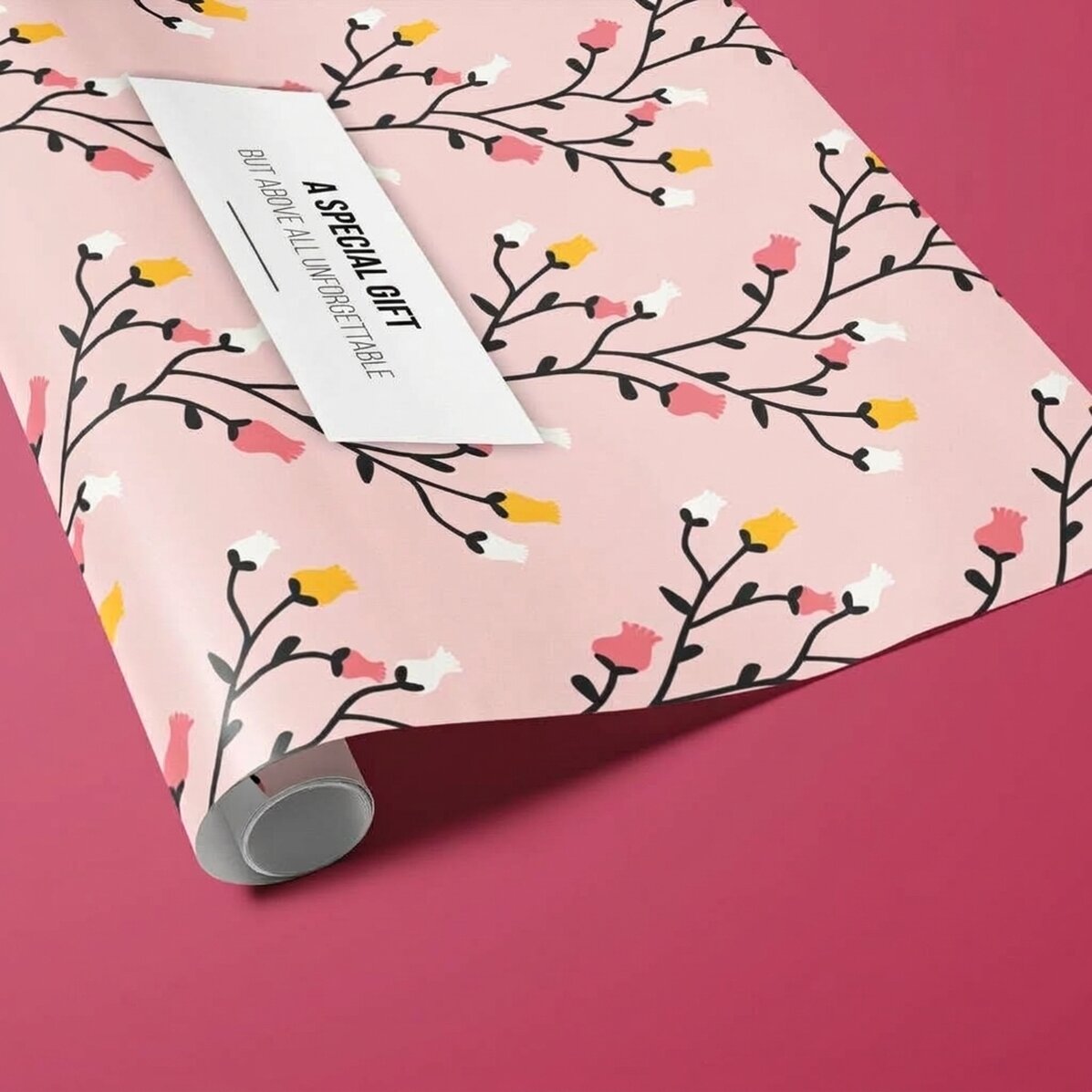 Carta da regalo personalizzata con testo incorniciato - Modello autunnale