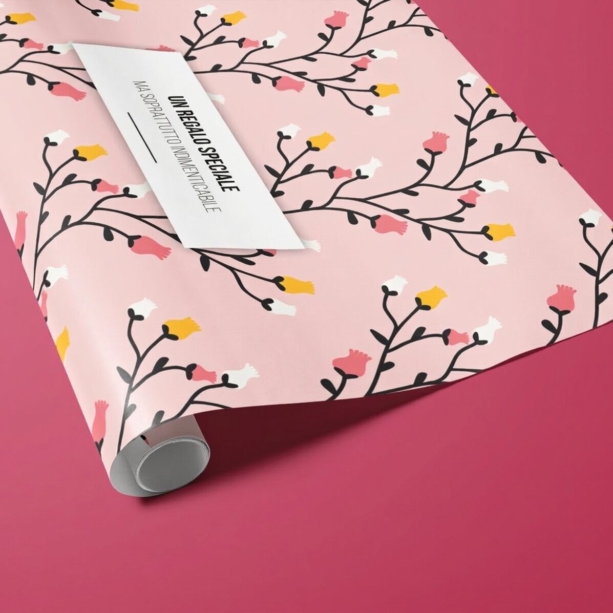 Carta da regalo personalizzata con testo incorniciato - Modello autunnale