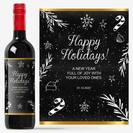 Vino personalizzato - Christmas Time