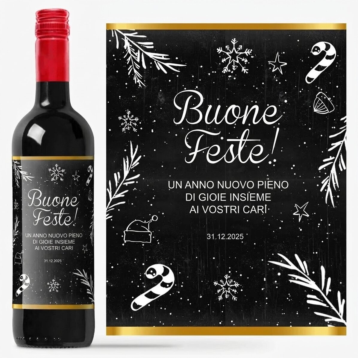 Vino personalizzato - Christmas Time