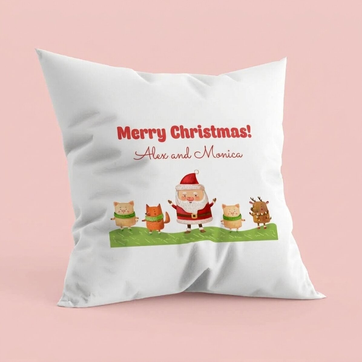 Cuscino personalizzato - Babbo Natale