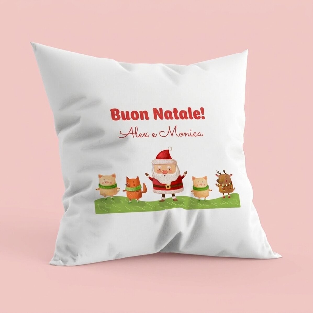 Cuscino personalizzato - Babbo Natale